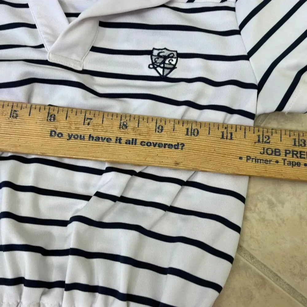 Ralph Lauren X Girls Striped Dress elastic drawstring waist  Size S (7) pockets
